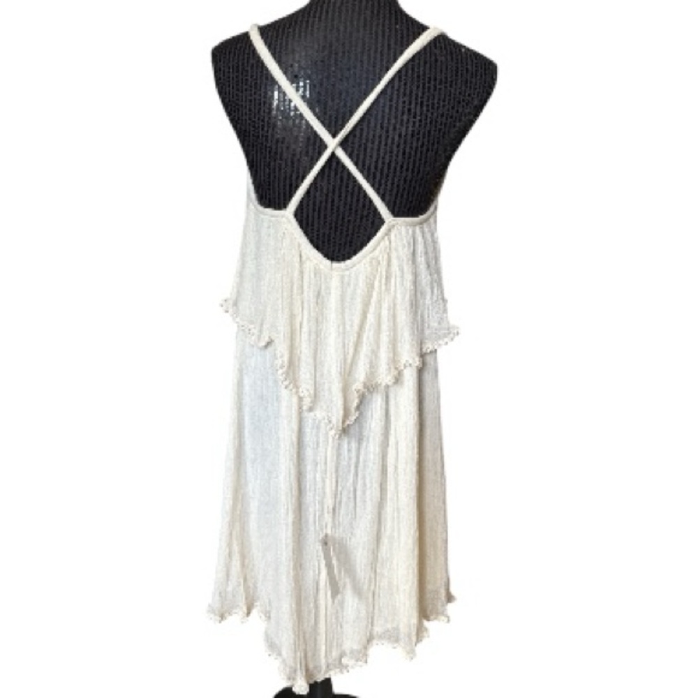 Jen’s Pirate Booty cream cotton dress/coverup - Picture 4 of 9